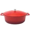 Cocotte ovale fonte alu 32x25cm 6,6L tous feux - Nuage