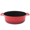 Cocotte ovale fonte alu 32x25cm 6,6L tous feux - Nuage