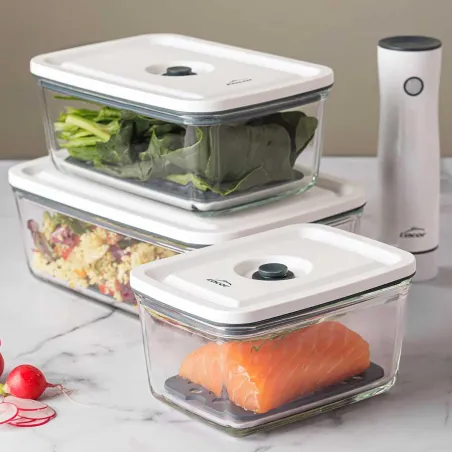 Bocal verre Smart 600ml - Hermétique & multi-usage Lacor