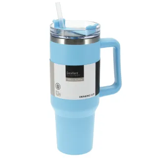 Mug 1,2L avec paille intégré - Grand format pratique