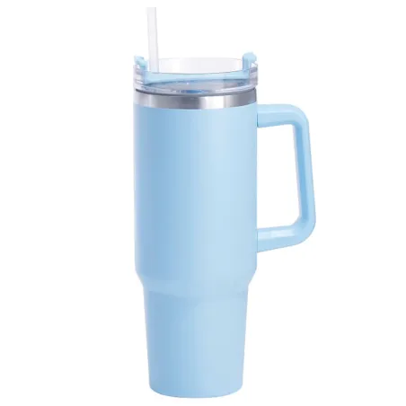 Mug 1,2L avec paille intégré - Grand format pratique