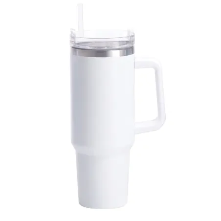 Mug 1,2L avec paille intégré - Grand format pratique