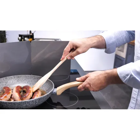 Plaque anti-projection pliable pour élevage et cuisine