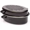 Roaster acier émaillé léger pour cuisson parfaite