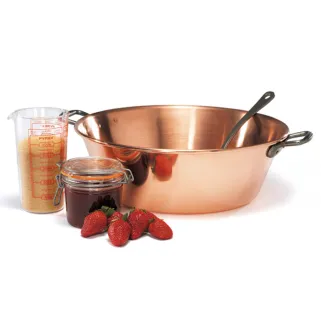 Bassine à confiture en cuivre Ø26 cm - 3,5 L