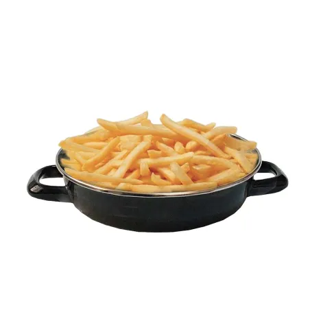 Friteuse émaillée avec couvercle et panier Ø26cm