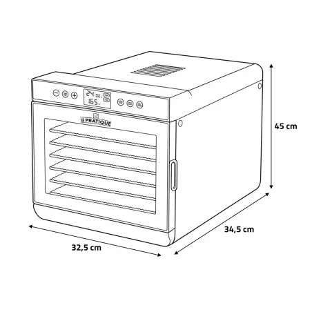 Déshydrateur Le Pratique® pour aliments maison