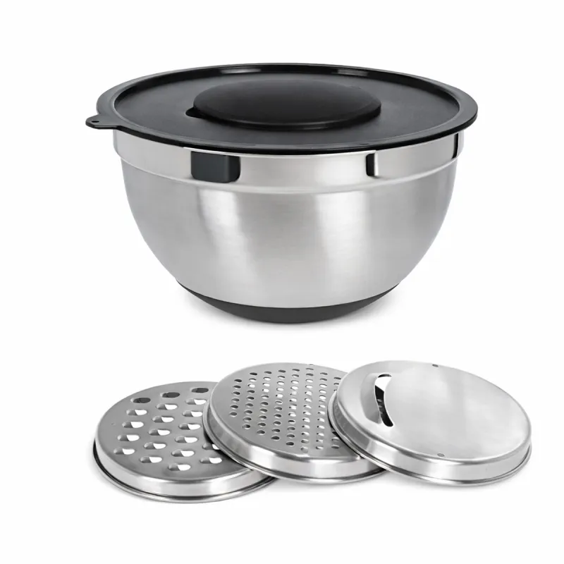 Bol mélangeur 3 râpes 25,5 cm - Cuisine pratique