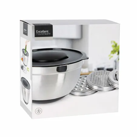 Bol mélangeur 3 râpes 25,5 cm - Cuisine pratique