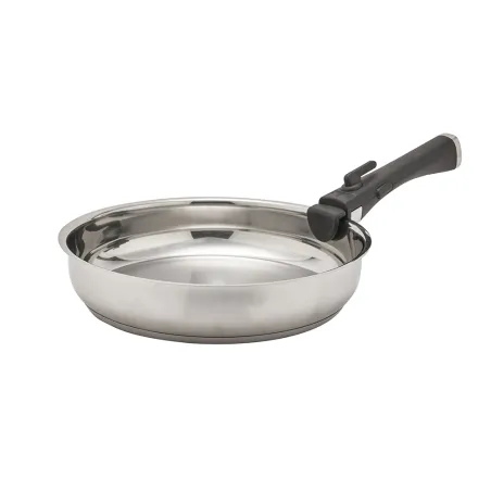 Lot 3 poêles inox 20/24/26 cm pour élevage & jardin