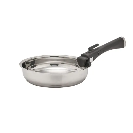 Lot 3 poêles inox 20/24/26 cm pour élevage & jardin