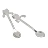 Lot de 2 cuillères chat en inox Pradel - Design ludique