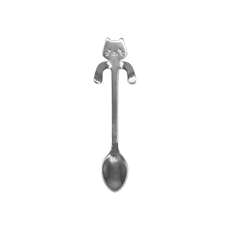 Lot de 2 cuillères chat en inox Pradel - Design ludique
