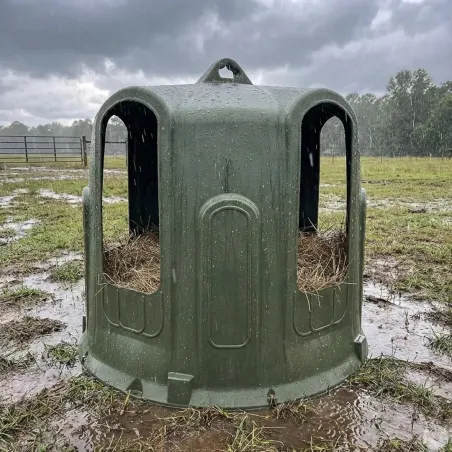 Cloche à foin Kerbl 5 ouvertures - Ø 160 cm pour élevage