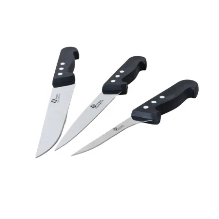 Lot de 3 couteaux de boucher professionnels