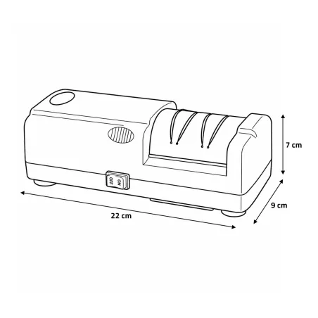 Aiguiseur électrique pro 2 disques 50W pour couteaux
