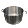 Braisière inox Ø50cm - Résistante et polyvalente