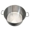 Braisière inox Ø50cm - Résistante et polyvalente