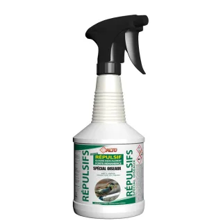 Répulsif oiseaux liquide 1L - Éloigne pigeons et volatiles