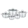 Kit cuisine 9 pièces inox - Induction & lave-vaisselle