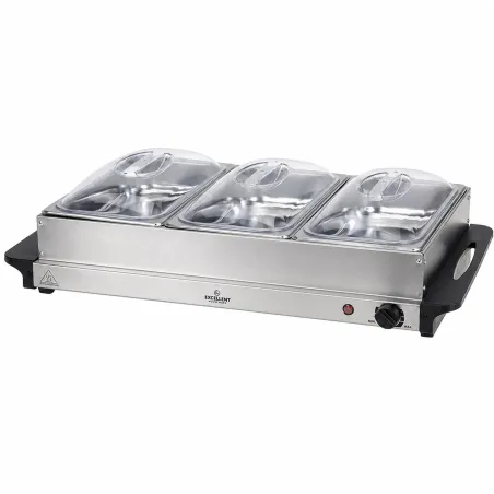 Chauffe-plat 3 bols 300W pour repas chaleureux