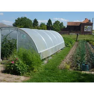 Mini serre jardin 3,70 m avec aération latérale