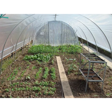 Mini serre jardin 3,70 m avec aération latérale