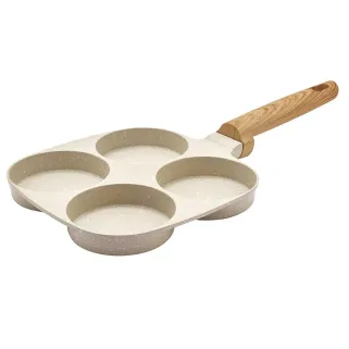 Poêle 4 cases pour cuissons simultanées 19x19 cm