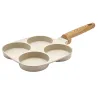 Poêle 4 cases pour cuissons simultanées 19x19 cm