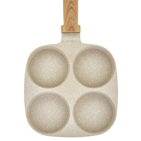 Poêle 4 cases pour cuissons simultanées 19x19 cm