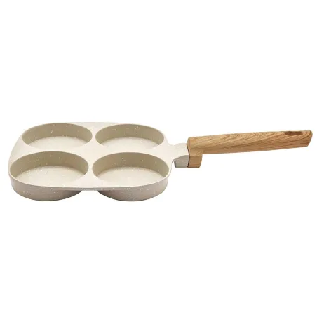 Poêle 4 cases pour cuissons simultanées 19x19 cm