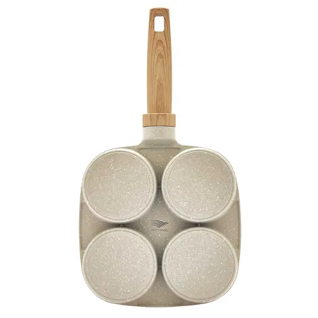 Poêle 4 cases pour cuissons simultanées 19x19 cm