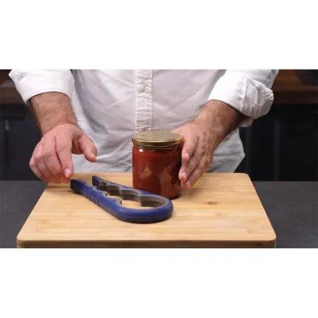Ouvre-bocal universel anti-glisse 4 diamètres