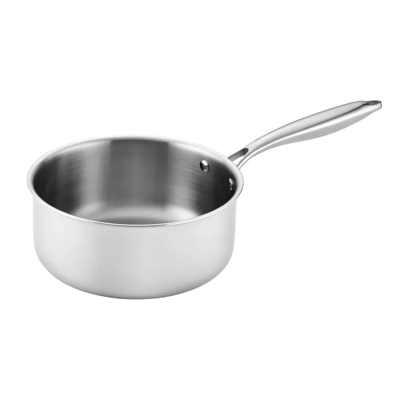 Casserole Tri-Ply 22cm - Acier inox 18/10 pour élevage et jardin