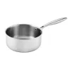 Casserole Tri-Ply 22cm - Acier inox 18/10 pour élevage et jardin