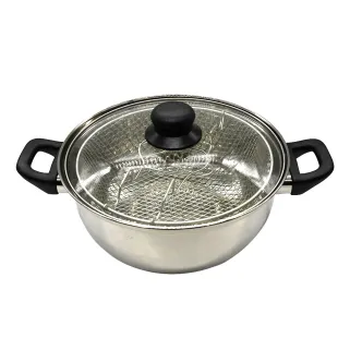 Friteuse inox 3L - Cuisson parfaite pour tous feux