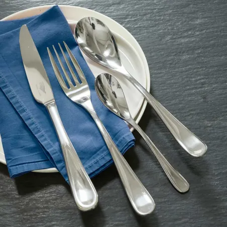 Ménagère 16 pièces inox robuste pour élevage et extérieur