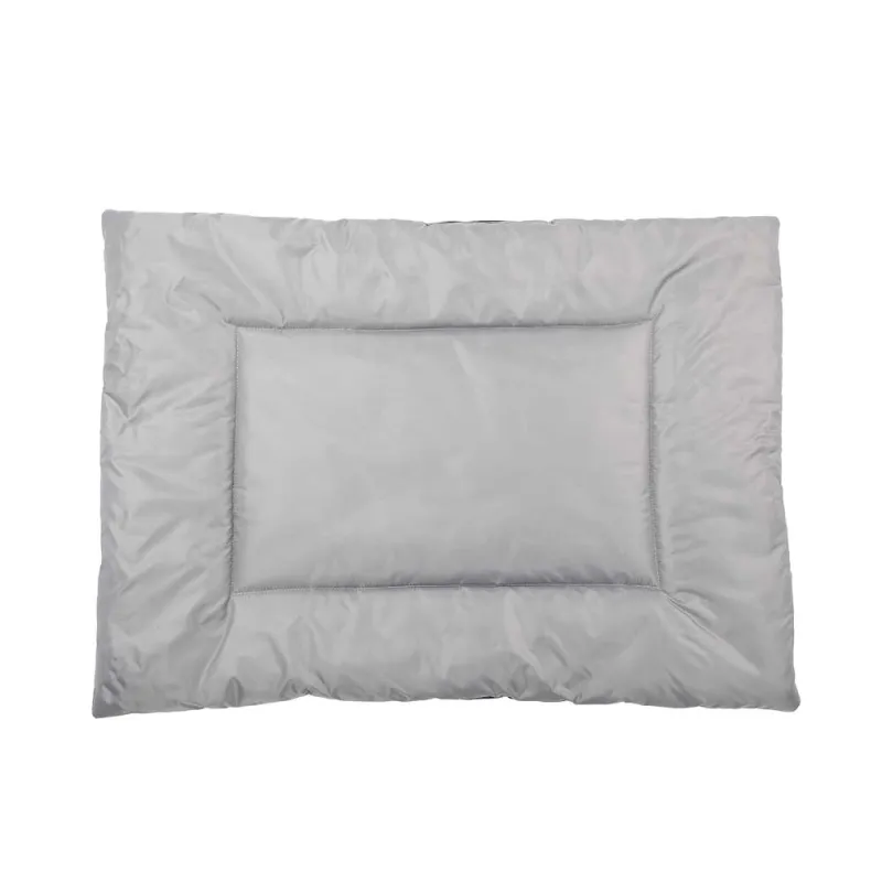 Matelas chien antidérapant gris 90x65 cm - 300D résistant