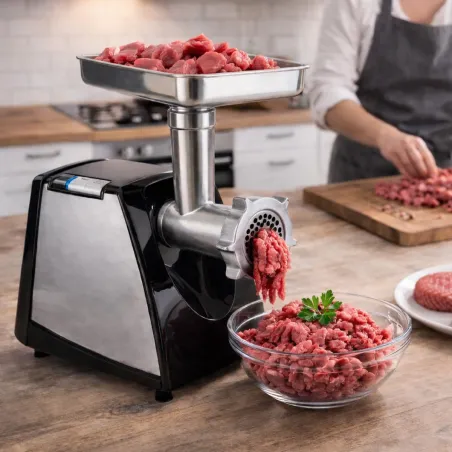 Hachoir électrique 800W - 60kg/h pour viandes et saucisses