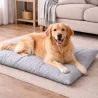 Matelas chien antidérapant gris 90x65 cm - 300D résistant