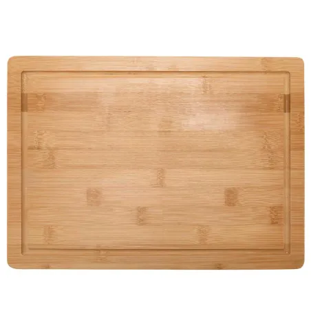 Kit découpe : planche + 2 couteaux inox 3Cr14 12,7 et 7,6 cm