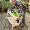 Cuisine enfant en bois FSC pour jardin 78x40 cm