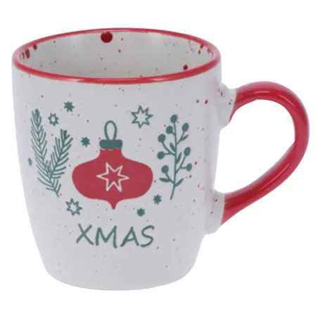 Set de 4 mugs Noël 200ml - Motifs festifs assortis
