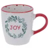 Set de 4 mugs Noël 200ml - Motifs festifs assortis