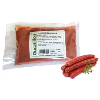 Mélange d'épices pour merguez - 1 kg sans sel ajouté