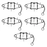 Lot de 5 pièges Conibear X 25x25 cm homologués PHE