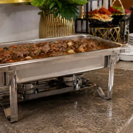 Bain-marie inox 60x36cm pour buffets et événements