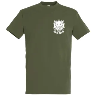T-Shirt Keiler Hunter kaki coton 190g/m² manches courtes