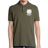 Polo Keiler Hunter kaki coton manches courtes logo 3