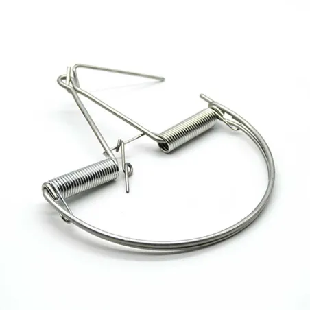 Lot de 10 pièges à souris Ø 11 cm - Acier renforcé